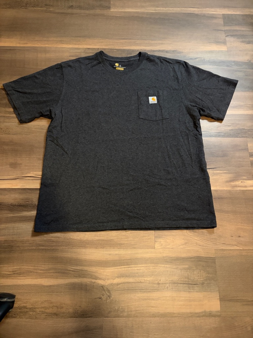 Mens Carhartt Grey Short Sleeve Pocket Tee Size XL